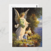 Vintage Angel-Karte Postkarte (Vorne/Hinten)