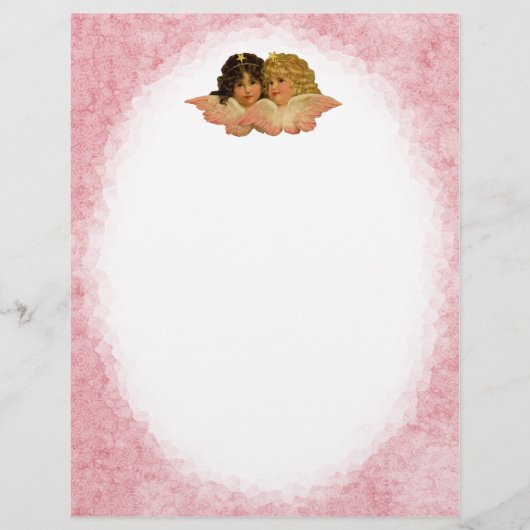 Vintage Angel Letterhead-Stationierung (Vorderseite)