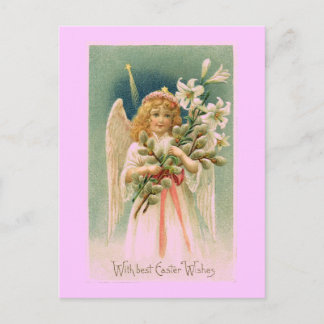 Vintage Angel Osterpost Feiertagspostkarte