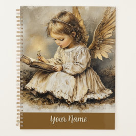 Vintage Angel Planner Personalize with Your Name" Planer
