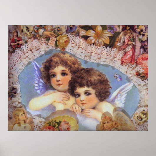 Vintage Angel Posters Poster (Vorne)