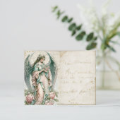 Vintage Angel Postkarte (Stehend Vorderseite)