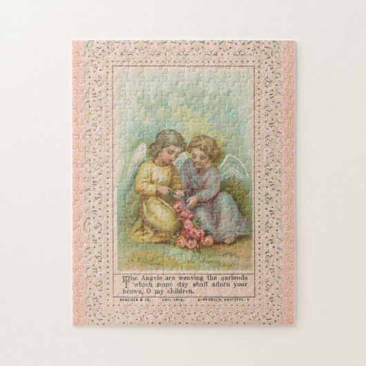 Vintage-Angel-Rätsel Puzzle (Vertikal)