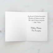 Vintage Angel Weihnachtskarte Feiertagskarte (Innenseite)