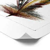 Vintage Angelflieger Fischen Lures Poster (Ecke)