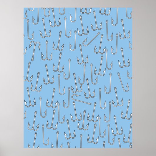 Vintage Angelhaken Poster (Vorne)