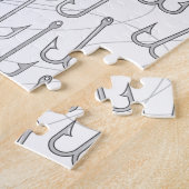 Vintage Angelhaken Puzzle (Seite)