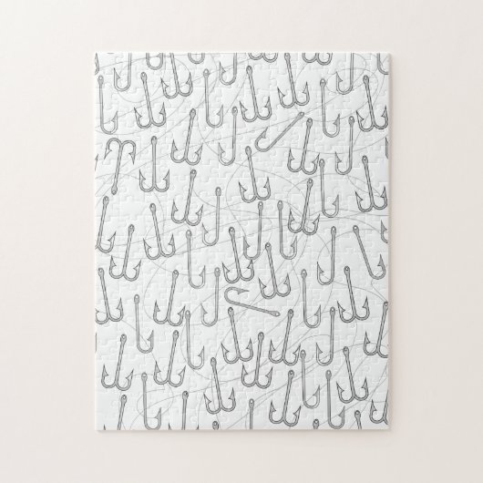 Vintage Angelhaken Puzzle (Vertikal)