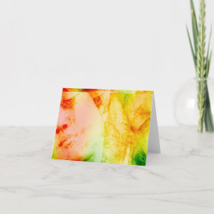 Vintage Angelic Statue Face Grunge Note Card. Feiertagskarte
