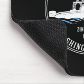 Vintage Angelkarten von Andy Red Mousepad (Ecke)