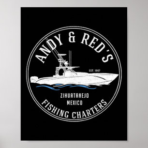 Vintage Angelkarten von Andy Red Poster