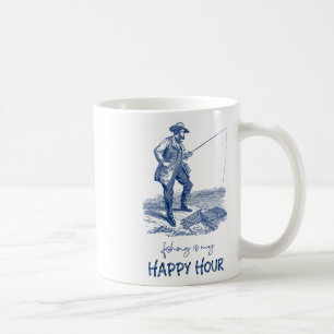 Vintage-Angeln ist meine glückliche Stunde für Ang Kaffeetasse
