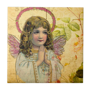 Vintage Angels Keramikfliese