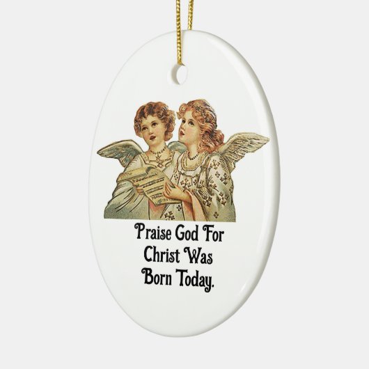 Vintage Angels Singing  Ceramic Ornament (Links)