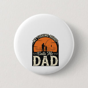 Vintage-Angler-Kumpel-Vater-Shirt-Design_1 Button