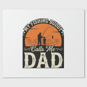 Vintage-Angler-Kumpel-Vater-Shirt-Design_1 Geschenkpapier
