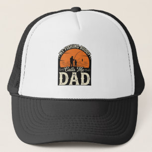Vintage-Angler-Kumpel-Vater-Shirt-Design_1 Truckerkappe