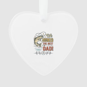 Vintage-Angler-Vater Wir haben den besten Vater ge Ornament