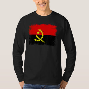 Vintage-Angola-Flagge Angolanischer Unabhängigkeit T-Shirt