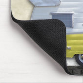 Vintage Anhänger Shasta Reise-Mausunterlage Mousepad (Ecke)