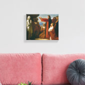 Vintage Anhebung von Lazarus Leinwanddruck (Insitu (Wohnzimmer))