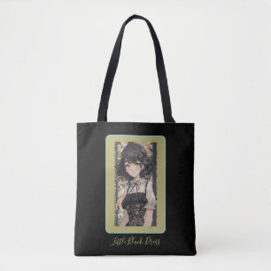 Vintage-Anime-Kleines-Schwarzes LBD-Liebhaber's Tasche