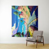 Vintage Anime Road Landschaft Wandteppich (Beispiel)