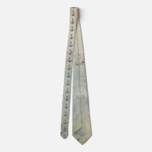 Vintage Anker Krawatte (Rückseite)
