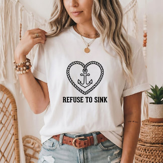 Vintage-Anker Unisex-Grafik-T-Shirt T-Shirt