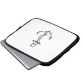 Vintage Ankerlaptophülse Laptopschutzhülle (Vorne Knopf)