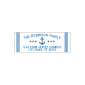 Vintage Ankerstars Familienname Permastempel (Design)