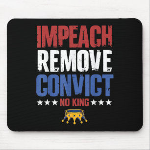 Vintage Anklage Absetzen Verurteilen Keine Könige  Mousepad