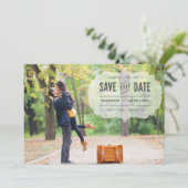 Vintage Ankündigung Datum freihalten (Stehend Vorderseite)