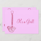 Vintage Ankündigung von Baby (Vorne/Hinten)