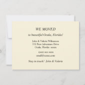 Vintage Ankündigung von Ocala Postcard Moving (Rückseite)