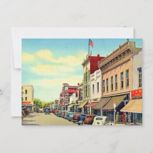 Vintage Ankündigung von Ocala Postcard Moving (Vorderseite)