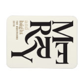 Vintage Ankündigung von Schwarz und Gold Magnet (Horizontal)