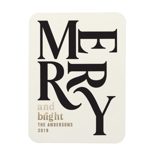 Vintage Ankündigung von Schwarz und Gold Magnet (Vertikal)