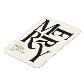 Vintage Ankündigung von Schwarz und Gold Magnet (Linke Seite)