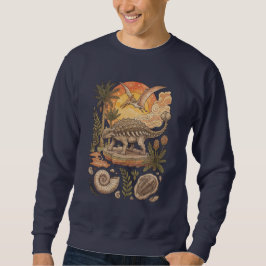 Vintage Ankylosaurus Prähistorisch Sweatshirt