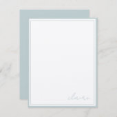 Vintage Anmerkungen Personalisiert Stationierung Mitteilungskarte (Vorne/Hinten)