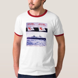 Vintage Ann Arbor Eisenbahn-Autofähre Lake Michiga T-Shirt