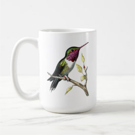Vintage Anna-Hummingbird-Illustration Kaffeetasse
