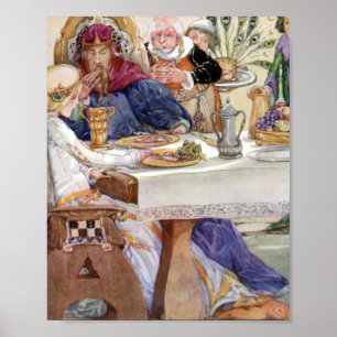 Vintage Anne Anderson Froschkönig Poster