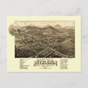 Vintage-Ansicht von Bethlehem, New Hampshire aus d Postkarte