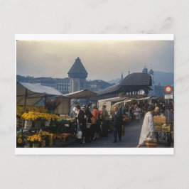 Vintage-Ansichtskarte Luzern Schweiz 1959 Postkarte