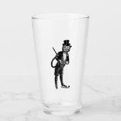 Vintage anspruchsvolle Opernkatze Glas (Vorderseite)