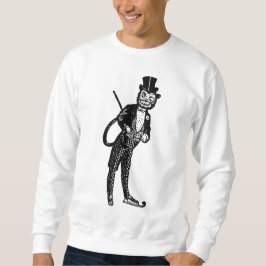 Vintage anspruchsvolle Opernkatze Sweatshirt