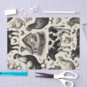 Vintage Anstrichfarben von Nutztieren Seidenpapier (Handwerk)