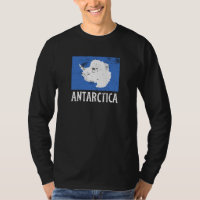 Vintage Antarktis-Flagge